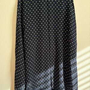 Polka Dot Blue Skirt